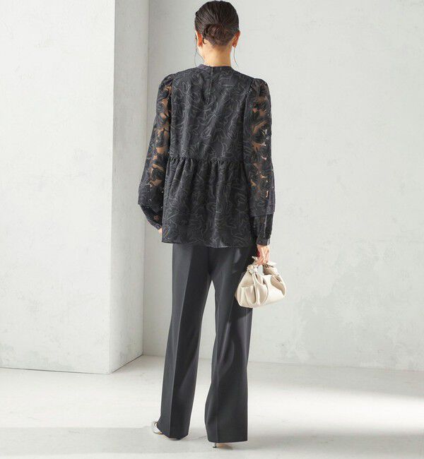 SHIPS for women「〈手洗い可能〉IPEKER オパール 加工 ブラウス（セレモニー対応可）」|シャツ・ブラウス|