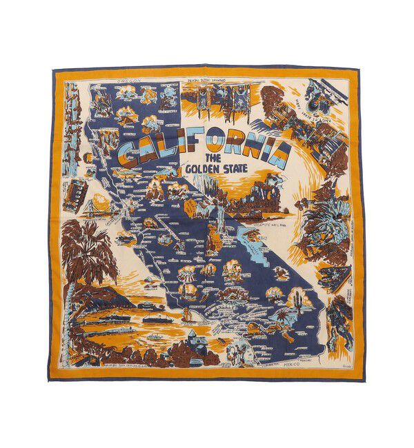 SHIPS for women「《一部追加予約》BINDU: スカーフ 100&times;100」|バンダナ・スカーフ|