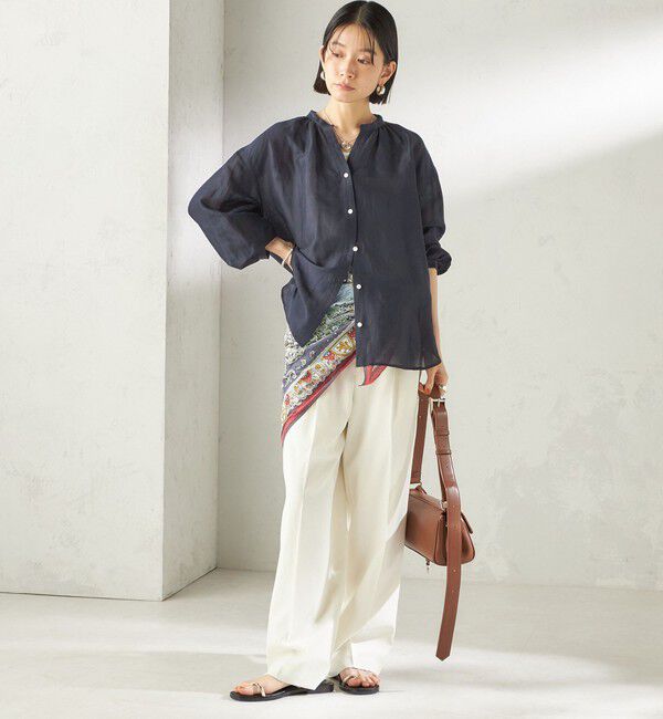 SHIPS for women「《一部追加予約》BINDU: スカーフ 100&times;100」|バンダナ・スカーフ|