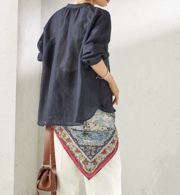 SHIPS for women「《一部追加予約》BINDU: スカーフ 100&times;100」|バンダナ・スカーフ|