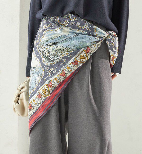 SHIPS for women「《一部追加予約》BINDU: スカーフ 100&times;100」|バンダナ・スカーフ|