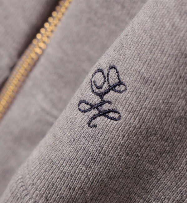 SHIPS for women「〈洗濯機可能〉AZUMA 裏毛 刺繍 ジップ アップ パーカ」|パーカー|
