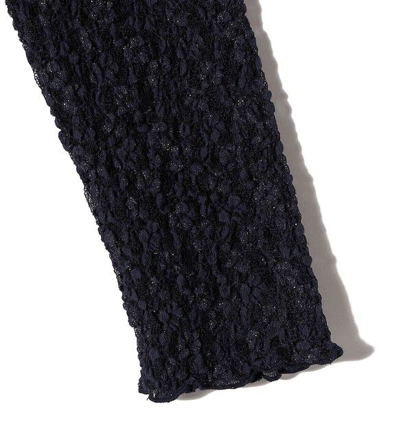 SHIPS for women「〈手洗い可能〉ラッセル レース ヘンリー ネック 2WAY プルオーバー」|Tシャツ・カットソー|