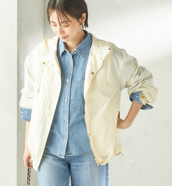 SHIPS for women「〈手洗い可能  / 撥水加工〉キルティング ベスト 付き マウンテン パーカー」|その他|オフホワイト