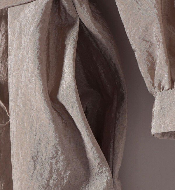 SHIPS for women「【SHIPS別注】kaene:2WAY ボリューム 袖 ロング ワンピース」|ワンピース|