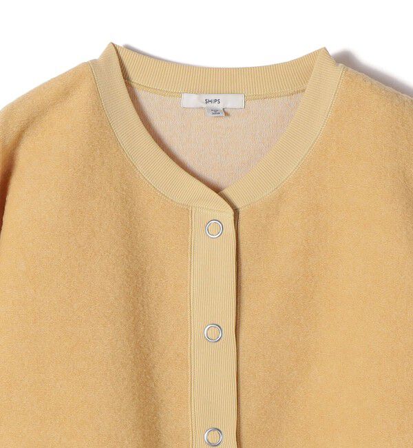 SHIPS for women「〈手洗い可能〉スライバー スナップ ボタン カーディガン」|カーディガン|