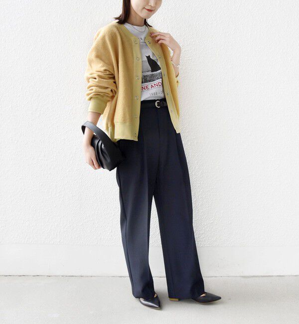 SHIPS for women「〈手洗い可能〉スライバー スナップ ボタン カーディガン」|カーディガン|