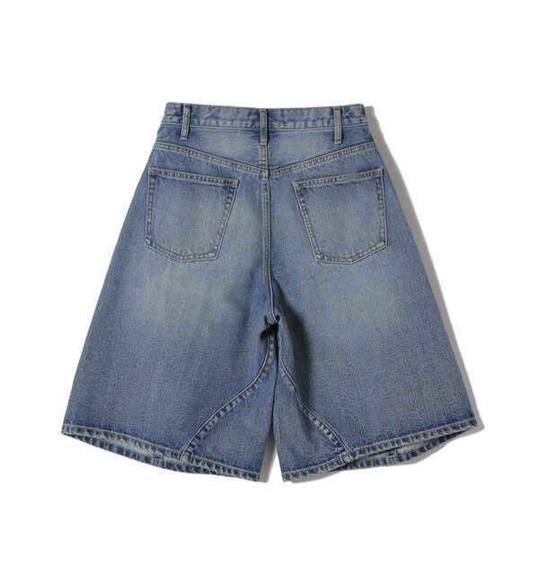 SHIPS for women「【SHIPS別注】BIT BLUE:バミューダ ショーツ」|デニム|