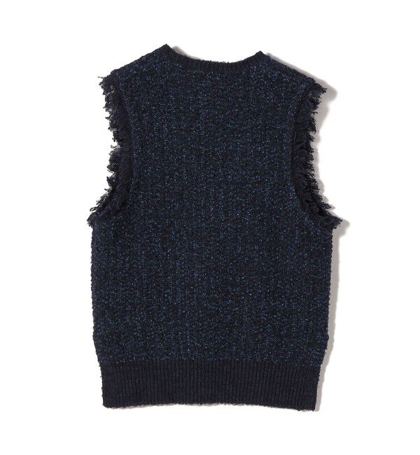 SHIPS for women「〈手洗い可能〉ミックスカラー Vネック プルオーバー」|ベスト・ジレ|