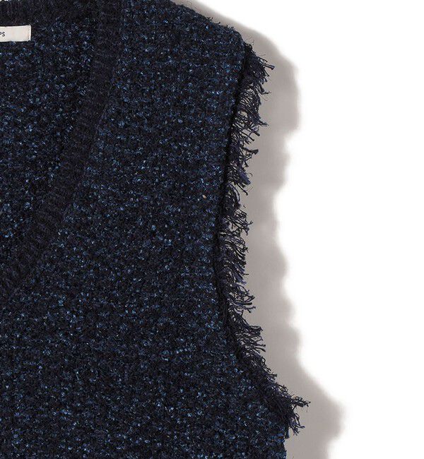 SHIPS for women「〈手洗い可能〉ミックスカラー Vネック プルオーバー」|ベスト・ジレ|