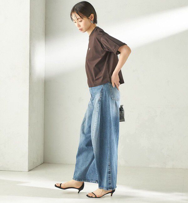 SHIPS for women「【SHIPS別注】BIT BLUE:バレル レック デニム パンツ」|デニム|