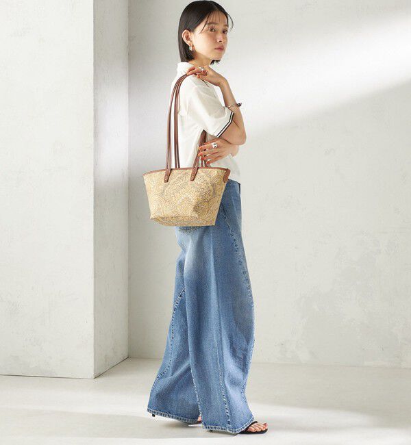 SHIPS for women「【SHIPS別注】BIT BLUE:バレル レック デニム パンツ」|デニム|