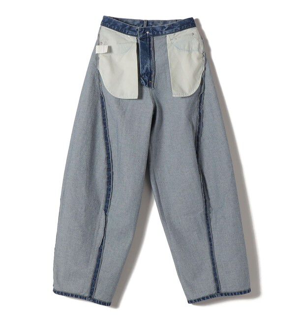 SHIPS for women「【SHIPS別注】BIT BLUE:バレル レック デニム パンツ」|デニム|