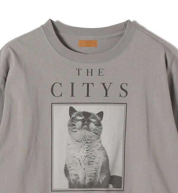 SHIPS for women「【SHIPS別注】Odub: フォト プリント クロップド ロングスリーブ TEE」|Tシャツ・カットソー|