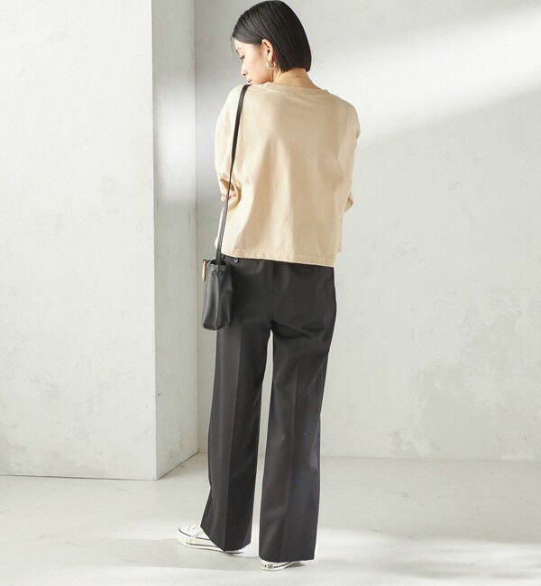 SHIPS for women「【SHIPS別注】Odub: フォト プリント クロップド ロングスリーブ TEE」|Tシャツ・カットソー|