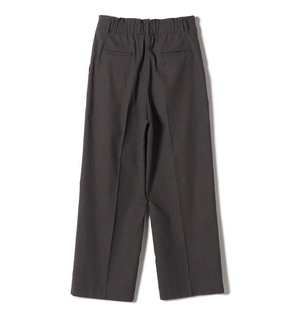 SHIPS for women「〈UVカット / 吸水速乾 / 手洗い可能〉綿麻混 オックス 2タック ストレート パンツ」|その他|