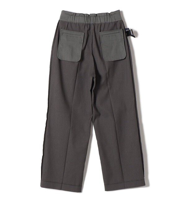 SHIPS for women「〈UVカット / 吸水速乾 / 手洗い可能〉綿麻混 オックス 2タック ストレート パンツ」|その他|