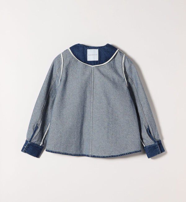 quaranciel「quaranciel:〈洗濯機可能〉セーラーカラー デニム ブルゾン」|デニムジャケット|