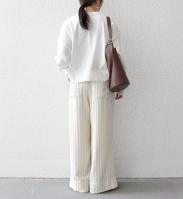 SHIPS any「SHIPS any:〈手洗い可能〉コットン ミックス Vネック コンパクト カーディガン」|カーディガン|