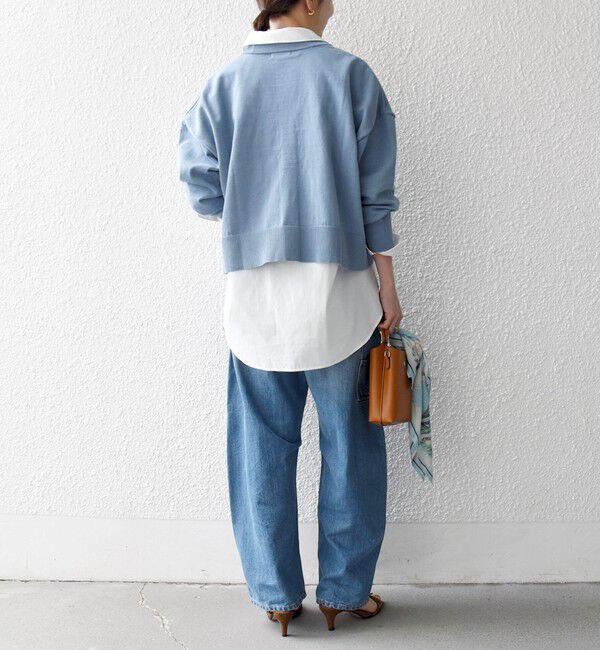 SHIPS any「SHIPS any:〈手洗い可能〉コットン ミックス Vネック コンパクト カーディガン」|カーディガン|