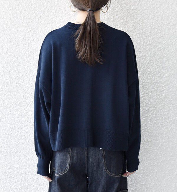 SHIPS any「SHIPS any:〈手洗い可能〉コットン ミックス Vネック コンパクト カーディガン」|カーディガン|