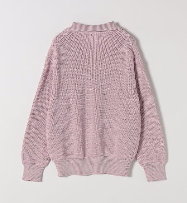 SHIPS any「SHIPS any:〈手洗い可能〉コットン ミックス スキッパー ポロ ニット プルオーバー」|ニット・セーター|