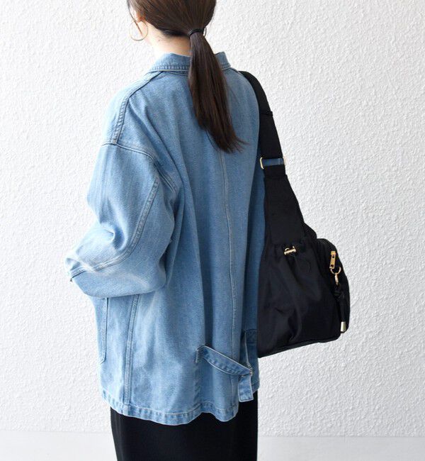 SHIPS any「SHIPS any:〈洗濯機可能〉ルーズ デニム カバーオール ジャケット［SHIPS any DENIM］」|デニムジャケット|