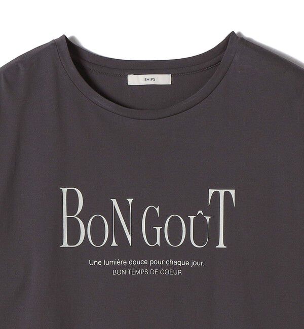 SHIPS for women「ロング スリーブ プリント TEE」|Tシャツ・カットソー|