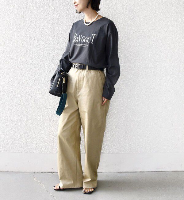 SHIPS for women「ロング スリーブ プリント TEE」|Tシャツ・カットソー|