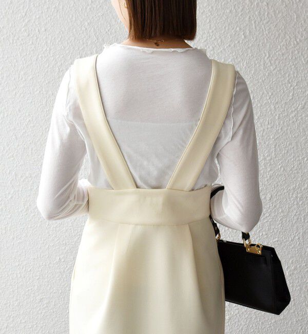 SHIPS any「SHIPS any:〈手洗い可能〉シアー コットン ボトルネック メロウ プルオーバー」|Tシャツ・カットソー|