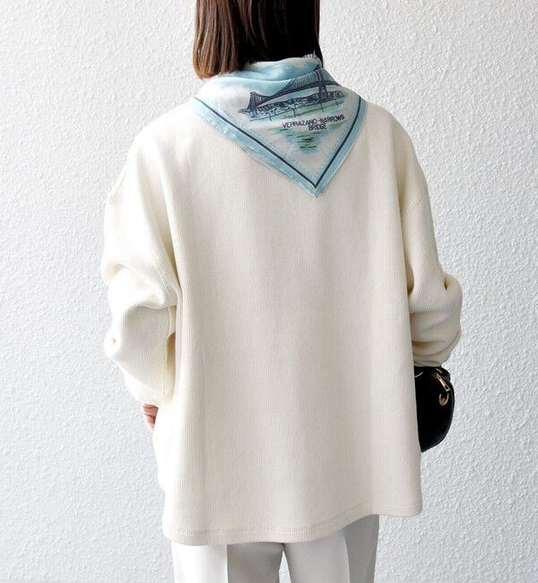 SHIPS any「SHIPS any:〈手洗い可能〉サカリバ ラウンド ヘム ルーズ プルオーバー」|Tシャツ・カットソー|