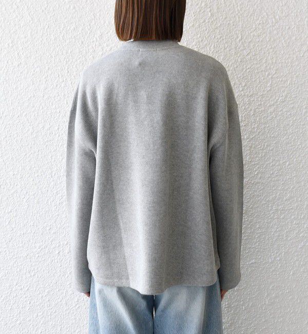 SHIPS any「SHIPS any:〈手洗い可能〉サカリバ ラウンド ヘム ルーズ プルオーバー」|Tシャツ・カットソー|