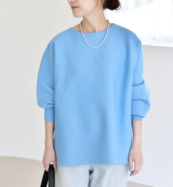 quaranciel「quaranciel:〈手洗い可能〉ボートネック ワイド ニット プルオーバー」|ニット・セーター|