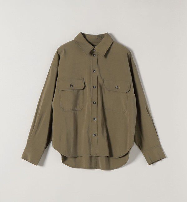 quaranciel「quaranciel:〈洗濯機可能〉フィブリル レギュラーカラー シャツ」|シャツ・ブラウス|