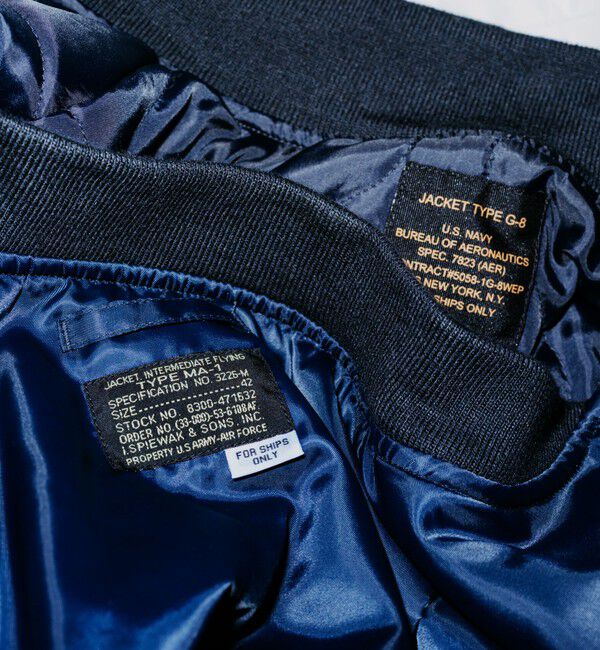 SHIPS「【SHIPS別注】SPIEWAK: MA-1 フライト ジャケット」|ブルゾン・スタジャン|