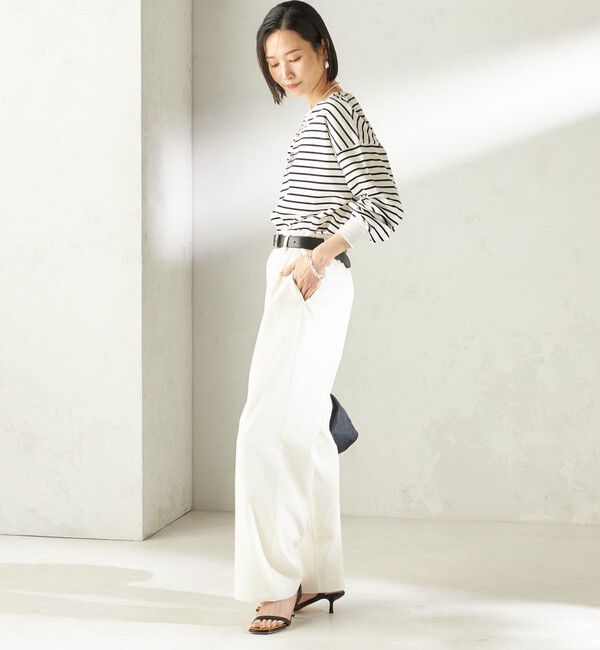 SHIPS for women「【SHIPS別注】81BRANCA: プリント ロングスリーブ TEE」|Tシャツ・カットソー|