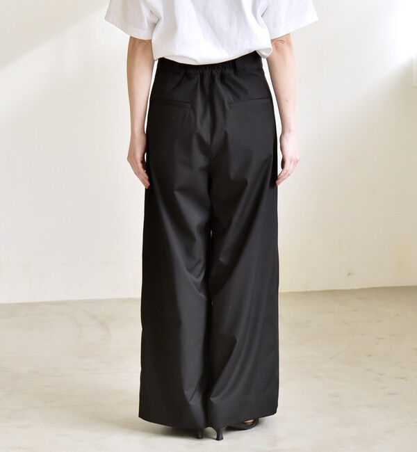 quaranciel「quaranciel:〈洗濯機可能〉ハイウエスト ワイド 2タック パンツ」|その他|