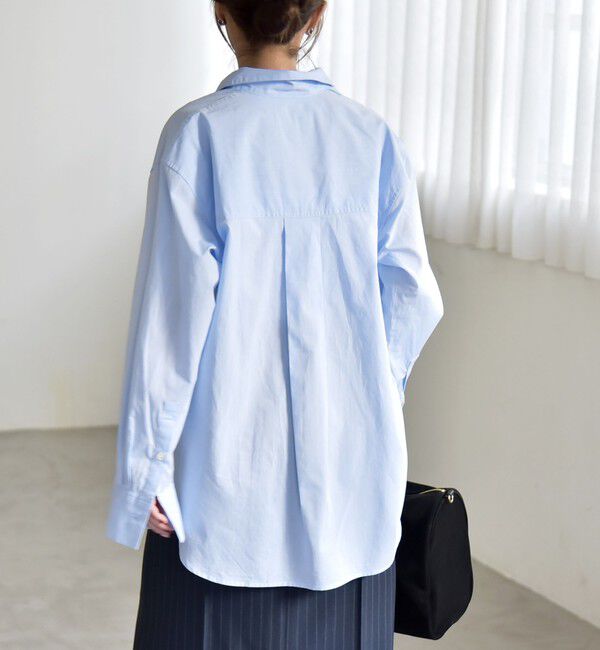 quaranciel「quaranciel:〈洗濯機可能〉レギュラーカラー ヨーク ルーズ シャツ」|シャツ・ブラウス|