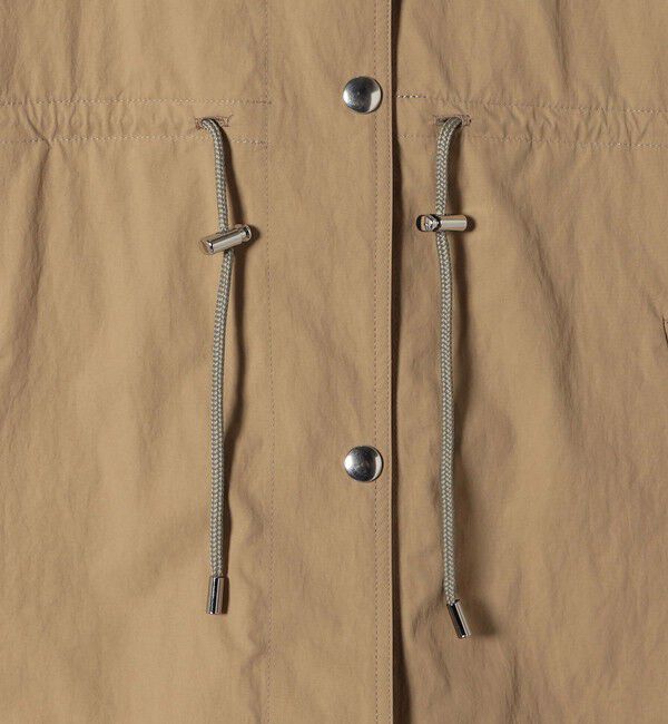 quaranciel「quaranciel:〈撥水加工/洗濯機可能〉ナイロン ドロスト フード ミディ ブルゾン」|その他|