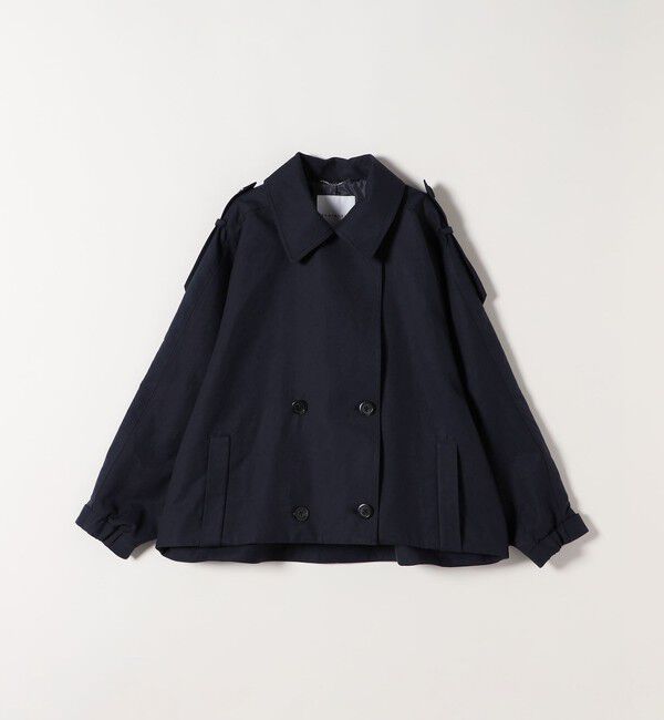 quaranciel「《一部追加予約》quaranciel: ドルマンスリーブ ショート トレンチ コート」|トレンチコート|