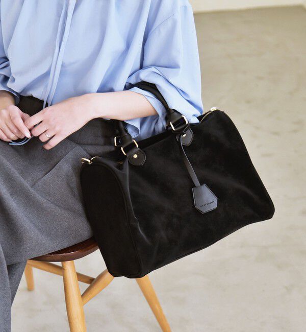 quaranciel「quaranciel: 2way チャーム ビッグ ボストン バッグ」|ボストンバッグ|