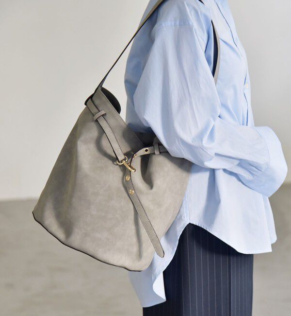 quaranciel「quaranciel: ワンハンドル ベルトデザイン トート バッグ（A4対応）」|トートバッグ|