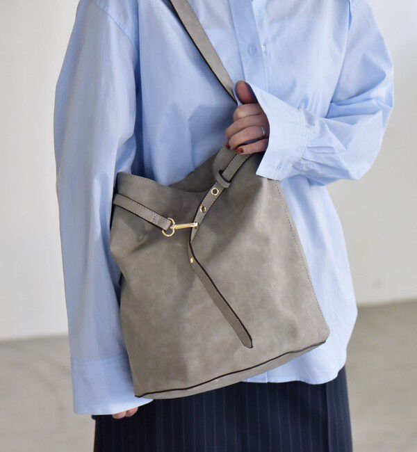 quaranciel「quaranciel: ワンハンドル ベルトデザイン トート バッグ（A4対応）」|トートバッグ|