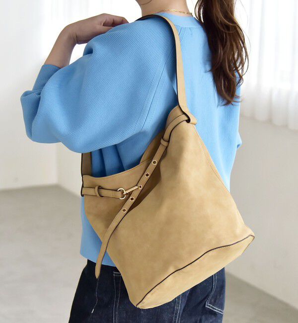 quaranciel「quaranciel: ワンハンドル ベルトデザイン トート バッグ（A4対応）」|トートバッグ|