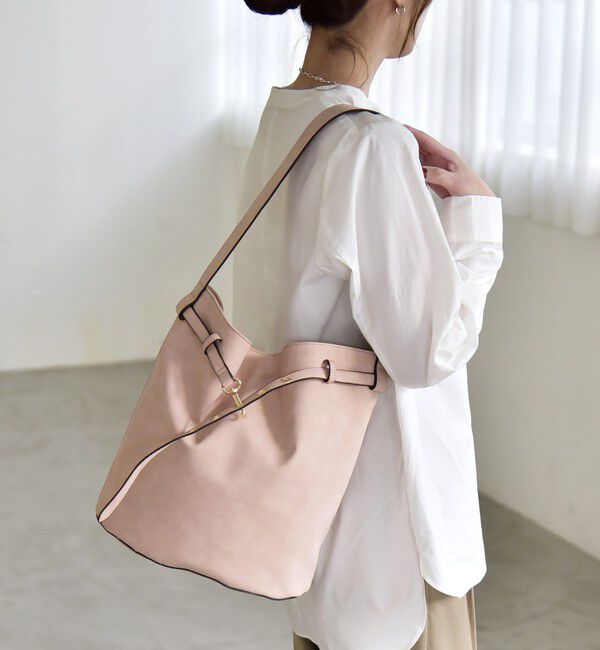 quaranciel「quaranciel: ワンハンドル ベルトデザイン トート バッグ（A4対応）」|トートバッグ|