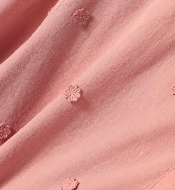 SHIPS any「【WEB限定】SHIPS any:〈洗濯機可能〉フラワー モチーフ ペプラム ギャザー シャツ ブラウス」|シャツ・ブラウス|