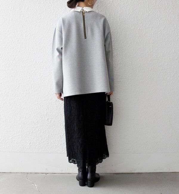 SHIPS any「SHIPS any:〈洗濯機可能〉ダンボール バイカラー プルオーバー」|Tシャツ・カットソー|