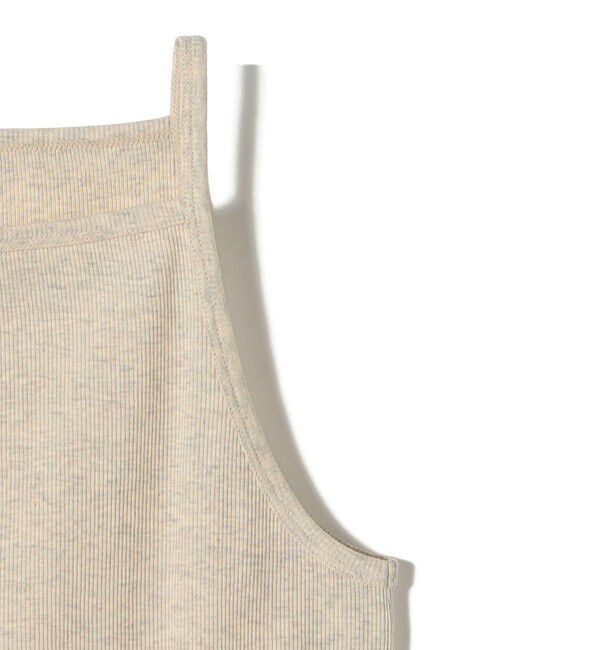 SHIPS for women「【SHIPS別注】GGG:〈手洗い可能〉スクエアネック リブ タンクトップ」|キャミソール|