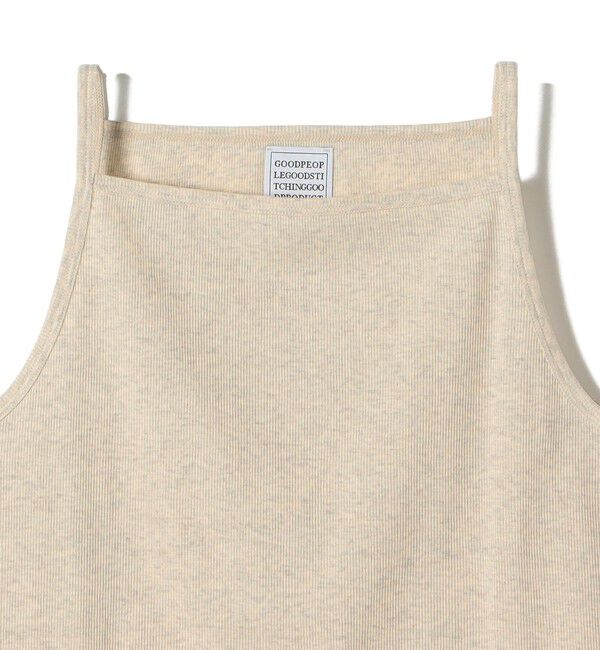 SHIPS for women「【SHIPS別注】GGG:〈手洗い可能〉スクエアネック リブ タンクトップ」|キャミソール|