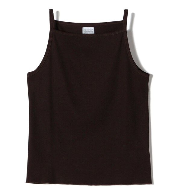 SHIPS for women「【SHIPS別注】GGG:〈手洗い可能〉スクエアネック リブ タンクトップ」|キャミソール|